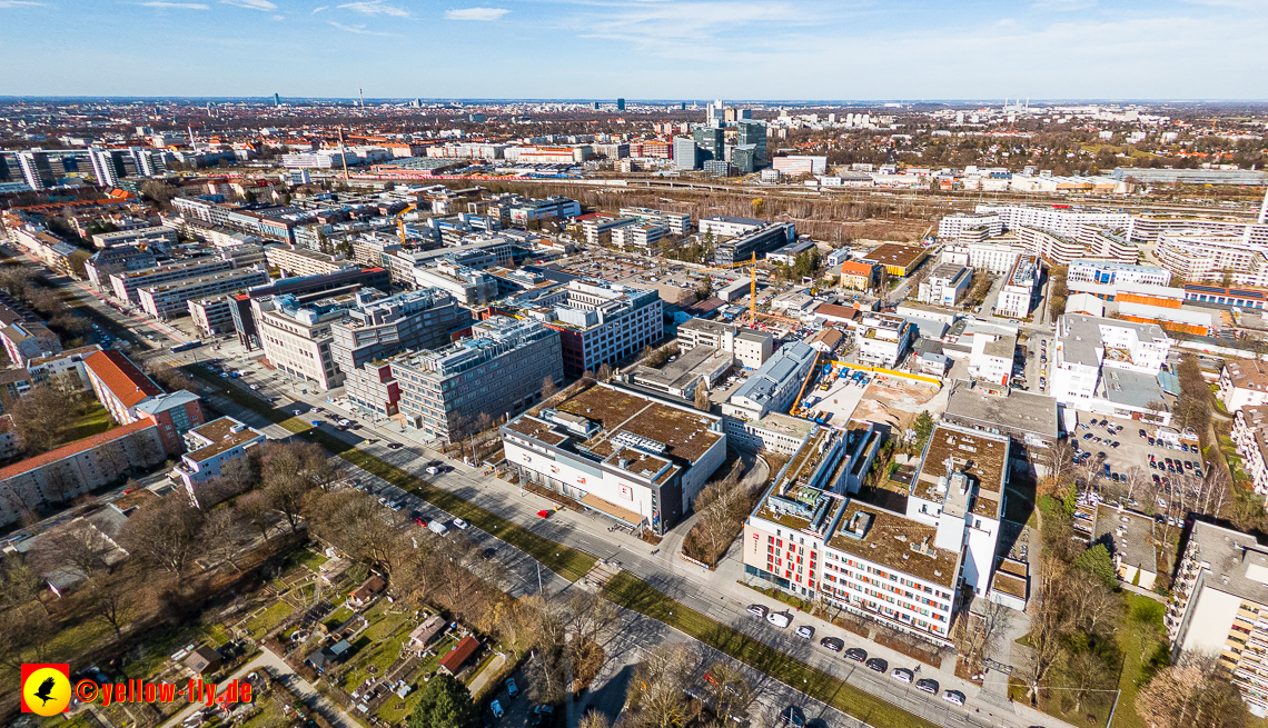 20.02.2023 - der Hachinger Bach zwischen Berg am Laim und Neuperlach